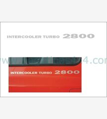 intercooler turbo 2800 mitsubishi