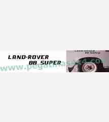 LAND ROVER 88 SUPER